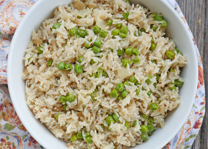 Muttar Pulao - 16oz